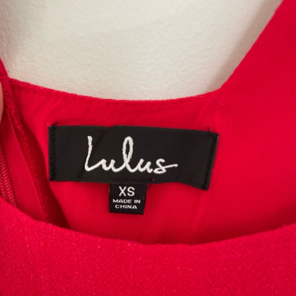 Red Lulus Dress - Size XS - Picture 3 of 3